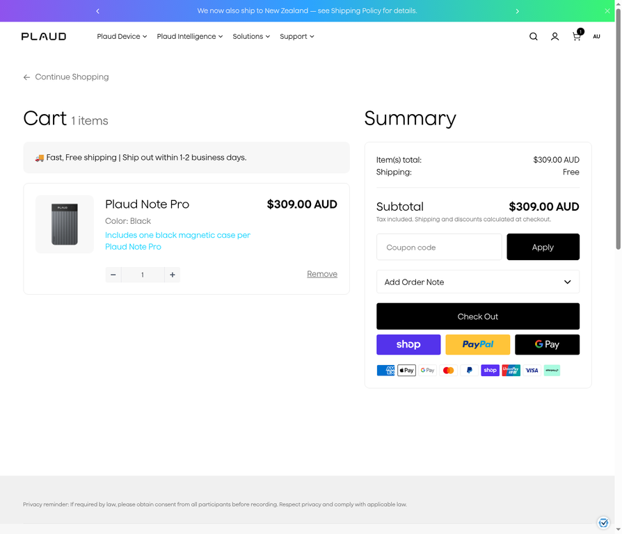 Shopping Cart Review